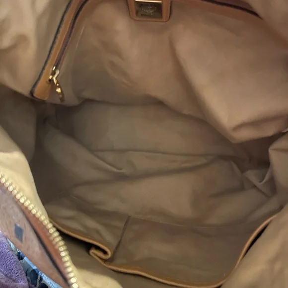 MCM Cognac Leather Hobo Bag - Picture 4 of 8